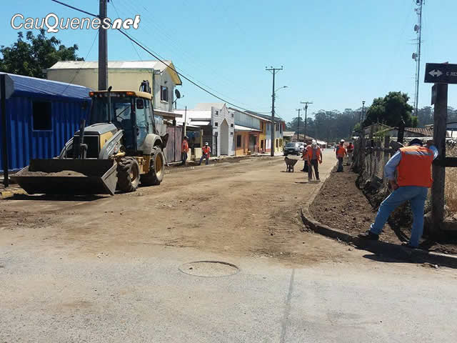 Mejoran veredas en Chanco