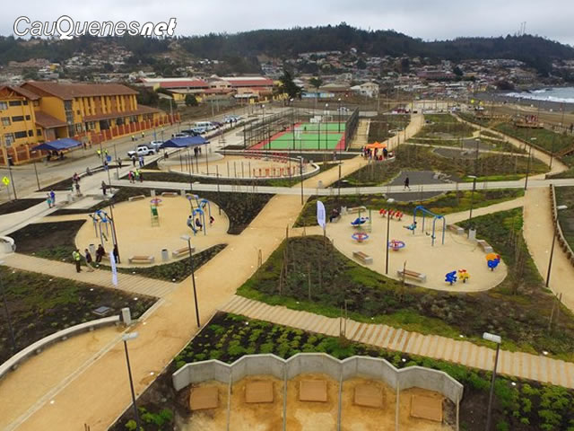 Inauguran Parque Urbano de Pelluhue que rescata zona afectada por terremoto y tsunami de 2010