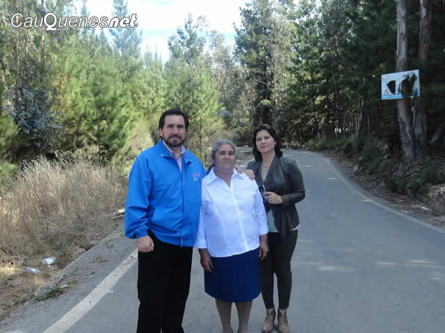 Vecinos de El Carmín en Chanco dejan atrás el barro y el polvo con camino asfaltado