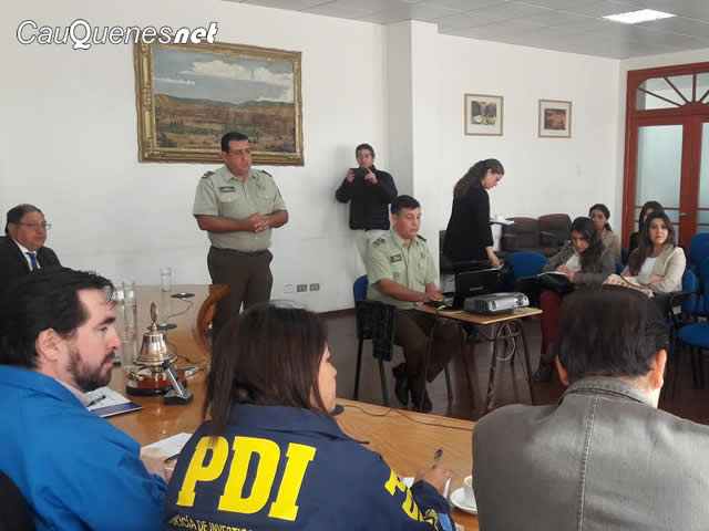 Gobernador valoró conformación de Consejo comunal de Seguridad Pública en Cauquenes