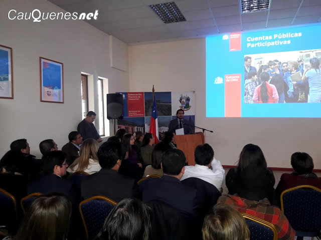 Gobernador de Cauquenes entregó su Cuenta Pública con masiva participación de dirigentes sociales