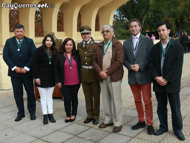 Aniversario 2018 n 91 Carabineros de chile en Cauquenes distincion medios 01-cqcl
