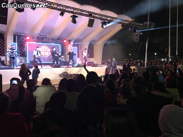 Con masivo show Cauquenes festejó sus 276 años