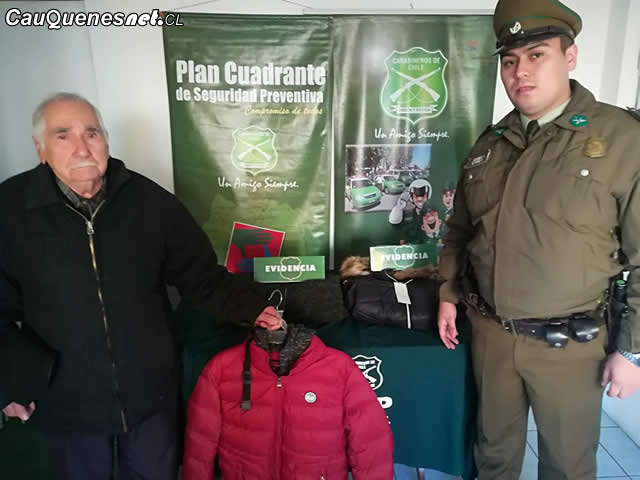 Carabineros de parral recupero chaquetas robadas 01-cqcl
