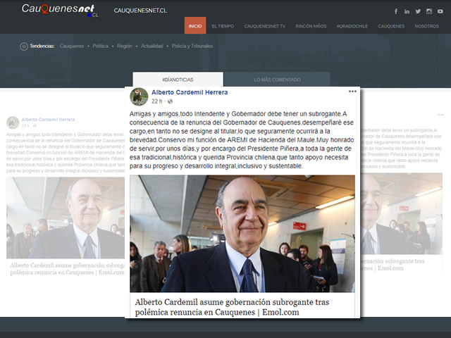 Cardemil reconoce en Facebook nombramiento 01-cqcl