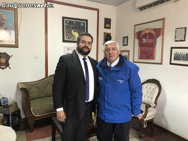 Alcalde y Gobernador de Cauquenes sostuvieron reunión de coordinación