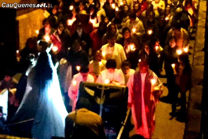 Desde anoche Chanco festeja a la Virgen de la Candelaria, patrona de la ciudad