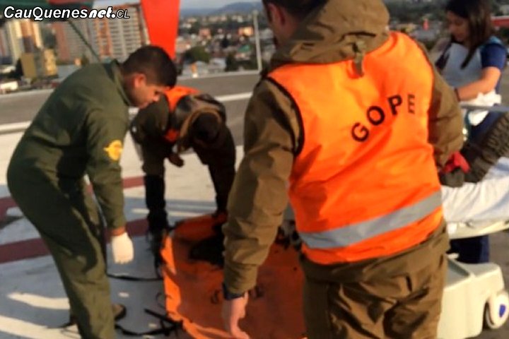Rescatan a deportista de Cauquenes desde el Volcán Llaima por fractura