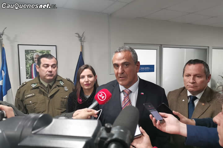 Intendente Milad destacó importante baja en la victimización en el Maule