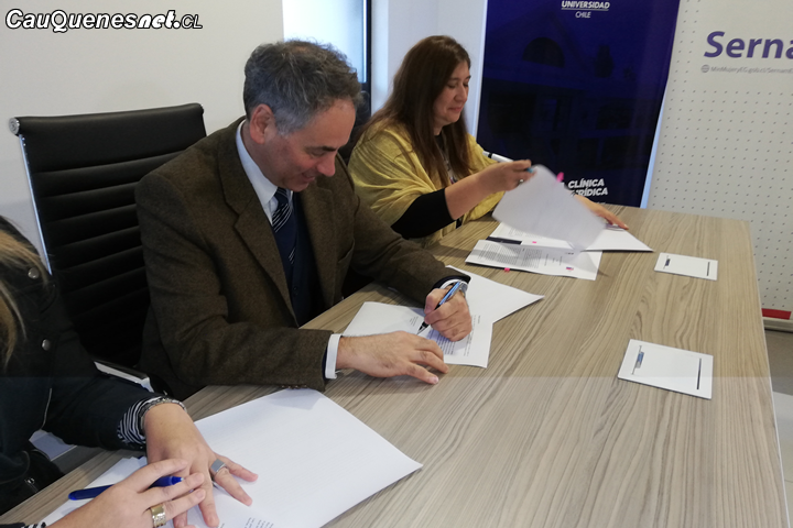 SernamEG y Facultad Jurídica de la Utalca firman convenio de pasantías