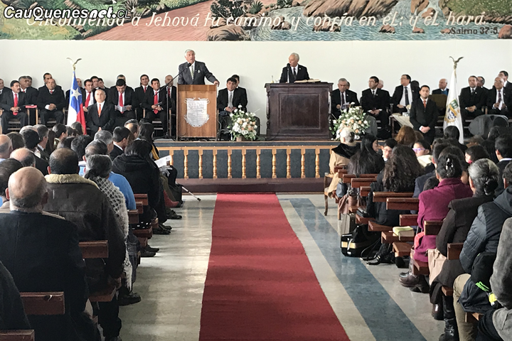 Con ceremonia evangélica Cauquenes parte la conmemoración de un nuevo aniversario de la ciudad