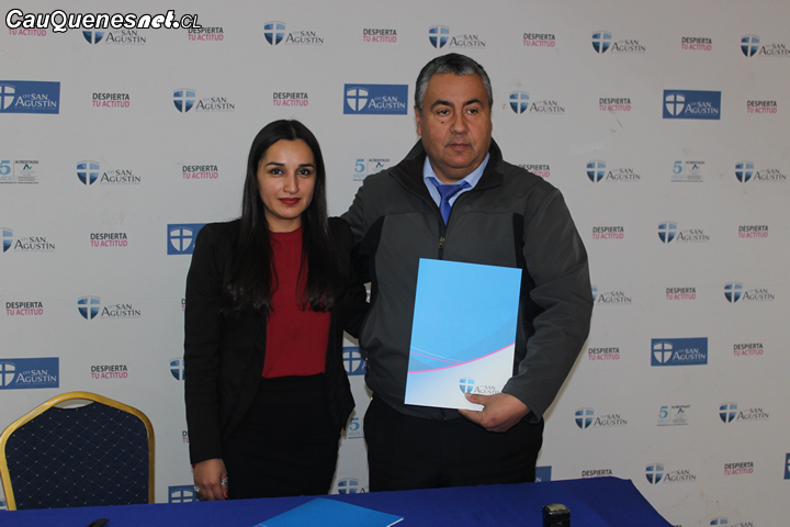 CFT San Agustín suscribió convenio con Liceo Politécnico Pedro Aguirre Cerda de Cauquenes