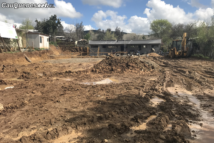 Avanzan trabajos de Complejo deportivo de Pocillas en Cauquenes