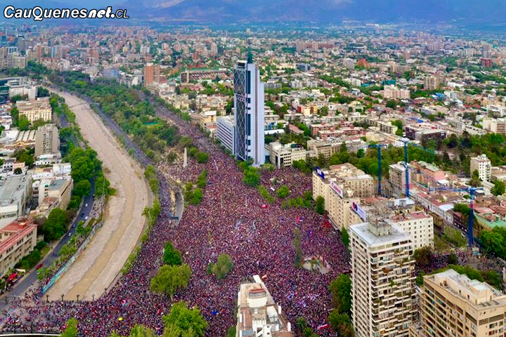 #LaMarchaMásGrandeDeChile que sorprendió al mundo