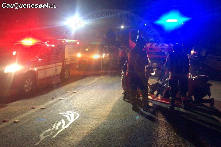 Accidente en ruta Cauquenes – Quirihue
