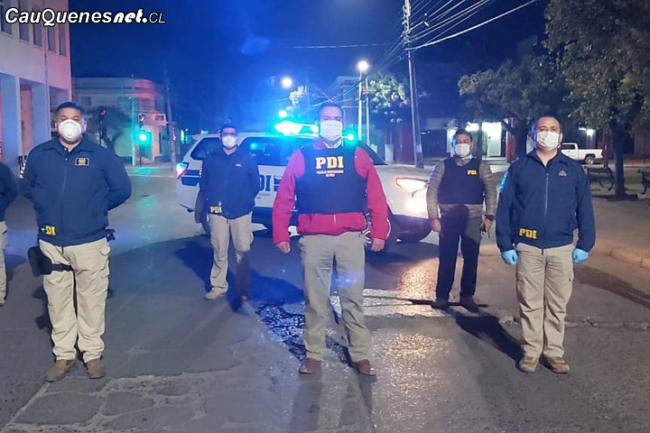 Gobernador Ruiz verifica funcionamiento de Toque de Queda en Cauquenes