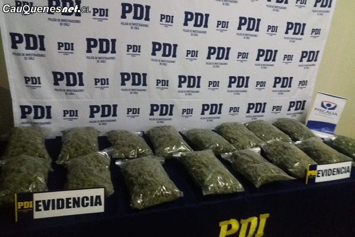 Cauquenes: Detienen a ingeniero agrónomo por tráfico de drogas