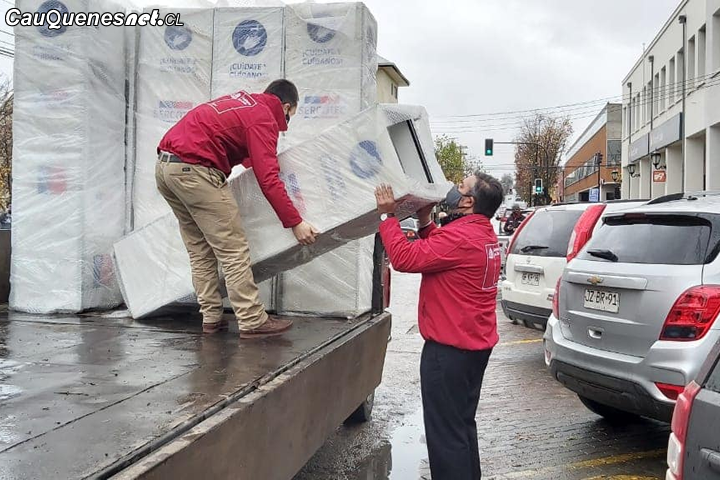 Chanco también recibió Kit de Sanitización para Ferias Libres