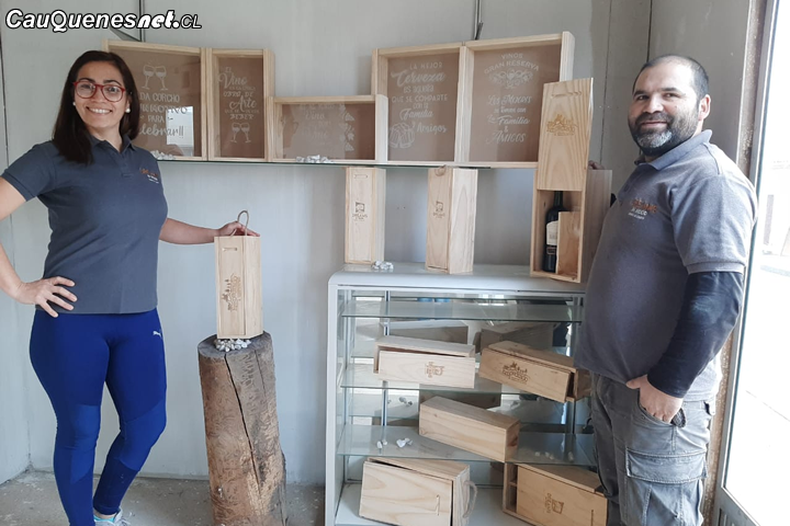Cajas de elegante presentación y a bajo costo, la reinvención de mueblista de Empedrado