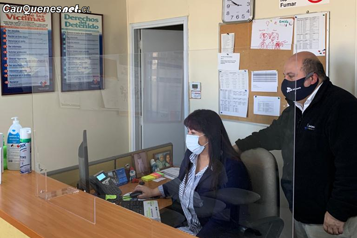 Defensoría Reg. del Maule implementa elementos de seguridad y prevención contra el Covid-19 en sus oficinas