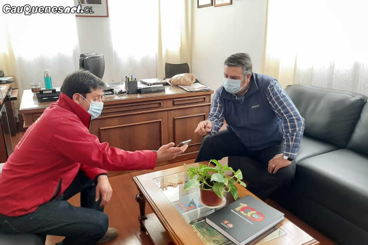Gobernador Ruiz se reúne con Seremi del MOP para abordar mejoramiento en sector El Corte ruta #Cauquenes – #Chanco