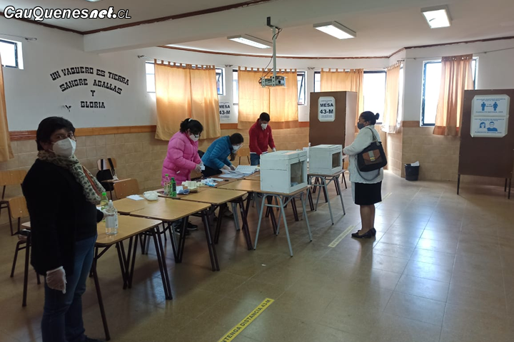 En #Cauquenes las escuelas Aníbal Pinto, Los Conquistadores y Porongo también serán locales de votación durante este #Plebiscito2022