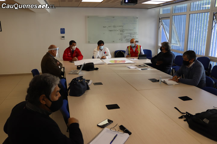 SEREMIS del MOP y Agricultura junto a CONAF coordinan trabajos preventivos por incendios forestales en la Región del Maule