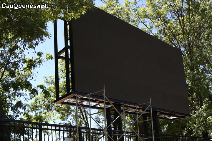 #Cauquenes: Estadio Manuel Moya Medel ya cuenta con nuevo tablero electrónico