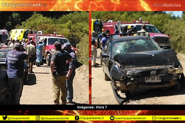 #Cauquenes: Accidente vehicular en sector de Pocillas dejó 10 lesionados