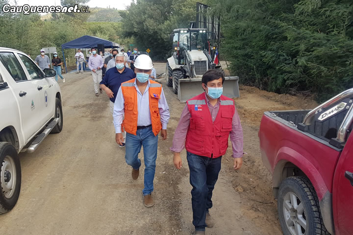 Dos caminos serán pavimentados en la comuna de Cauquenes
