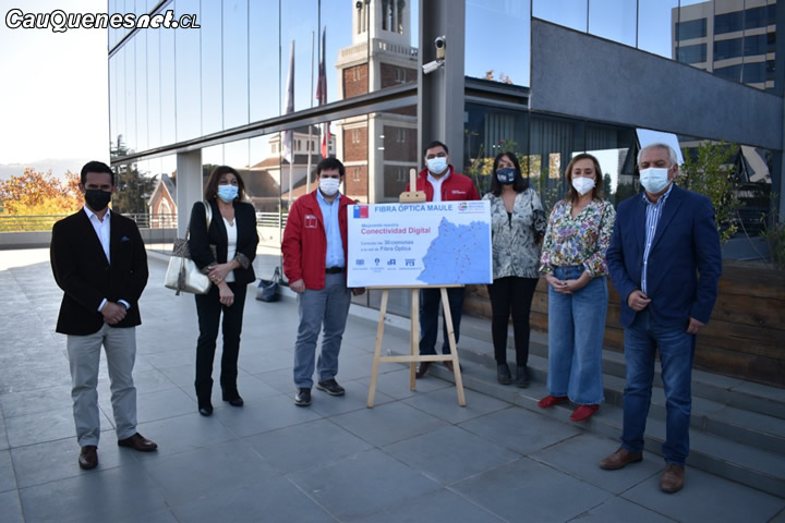 El Maule será la primera región del país en tener fibra óptica en sus 30 comunas