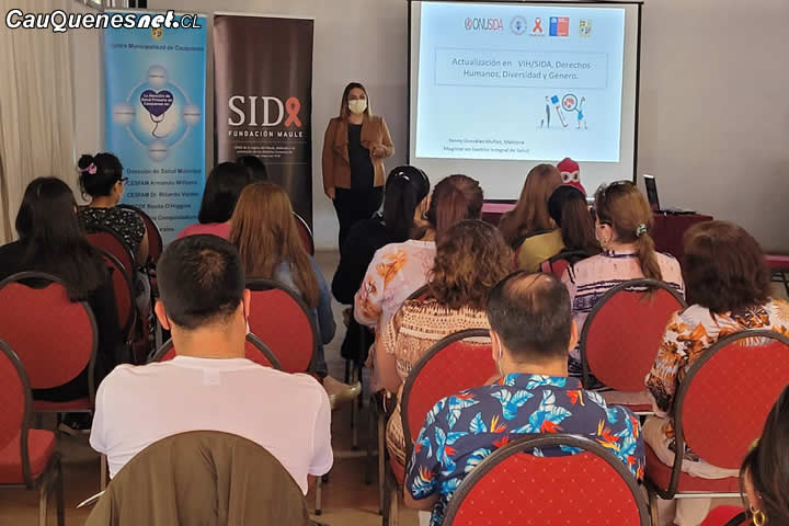 En #Cauquenes funcionarios de atención primaria de salud recibieron importante capacitación sobre VIH