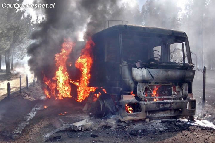 Ley “Juan Barrios” endurece penas por ataque incendiarios contra vehículos motorizados