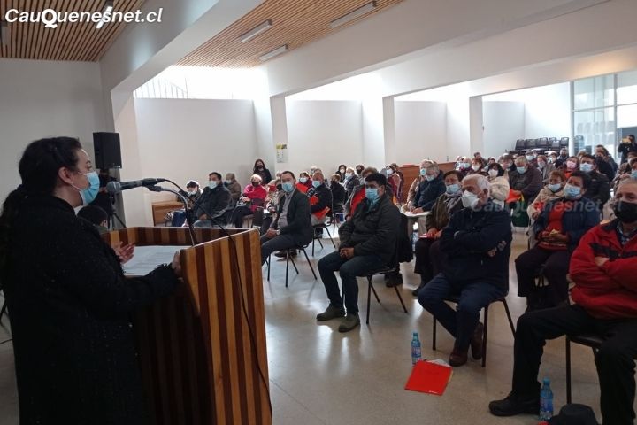 En la Provincia de #Cauquenes Senama Maule lanzó el Fondo Nacional del Adulto Mayor