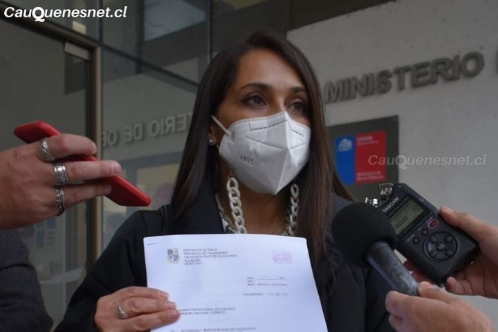 Alcaldesa de #Cauquenes exigió soluciones a vialidad por mal estado del camino a Pocillas