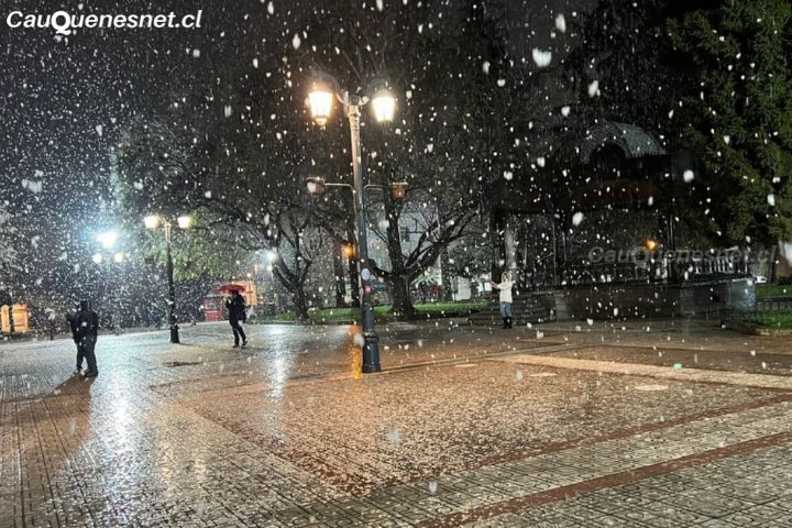 El #Maule resiste de buena manera caída de lluvia y nieve