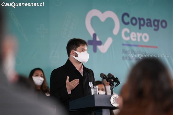 Presidente Boric anunció el fin del copago en la red pública para tramos C y D de Fonasa