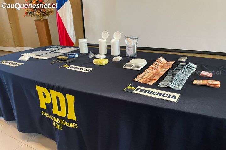 Desbaratan banda criminal dedicada a distribuir y comercializar droga desde la Región Metropolitana al #Maule