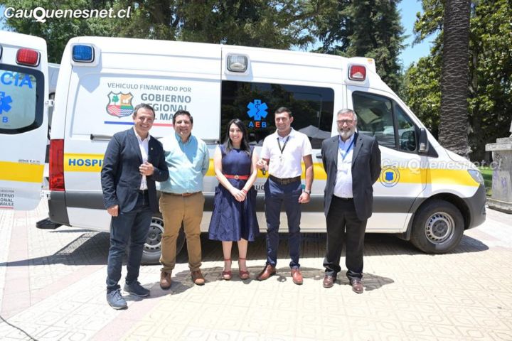 GORE Maule entregó seis ambulancias para los hospitales de #Cauquenes y #Talca