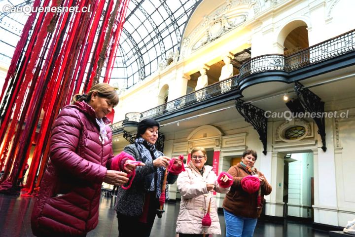 Lana de artesanas de Cauquenes se toma el Museo Nacional de Bellas Artes