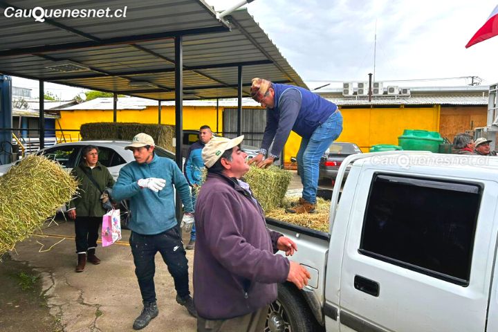 Municipio de Cauquenes continúa con la entrega de apoyo de agricultores afectados por los últimos eventos meteorológicos