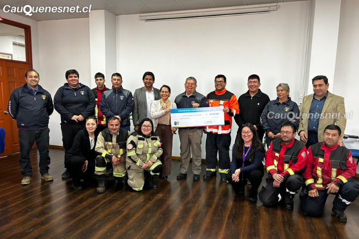 Municipalidad de Cauquenes incrementa en un 20% la subvención para Bomberos y aporta un monto de $60 millones