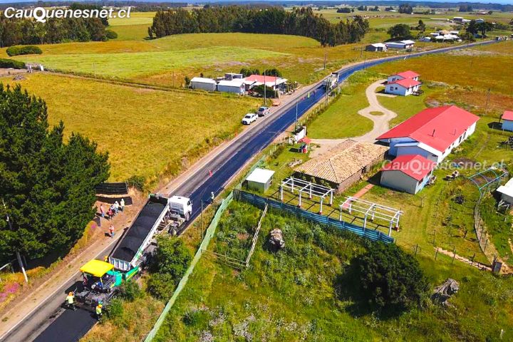 DPP de Cauquenes inspecciona trabajos de mejoramiento en Ruta M-50 Chanco – sector Faro Carranza