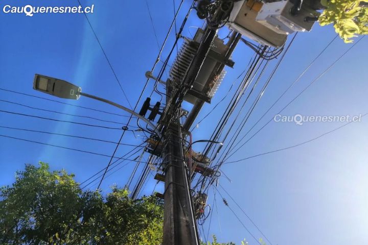 Centro de Cauquenes sufrió emergencia eléctrica