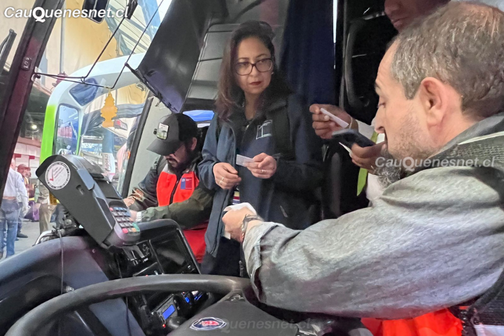 Dirección del Trabajo aplicó 87 multas y suspendió turnos de 6 tripulantes en fiscalización de buses interurbanos