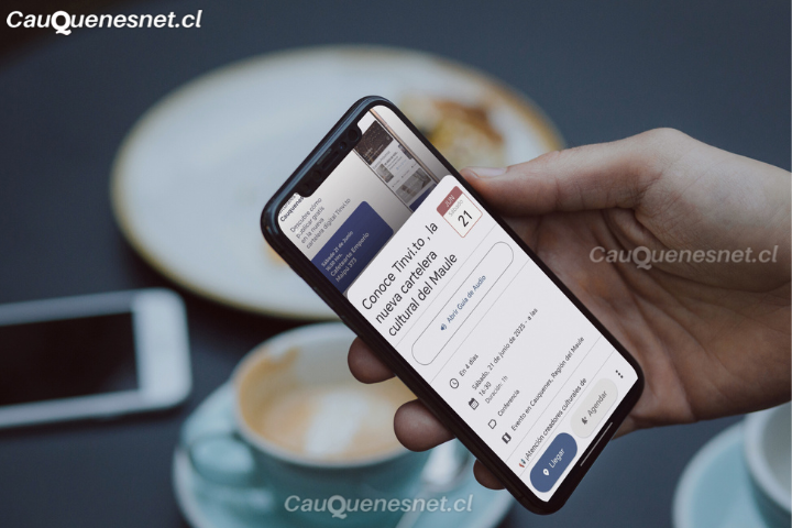 Aplicación Tinvi.to llegó a Cauquenes para difundir eventos culturales con la comunidad