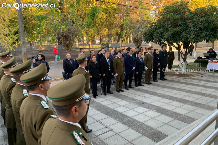 Delegado presidencial provincial encabezó el izamiento del pabellón patrio en aniversario 99 de Carabineros