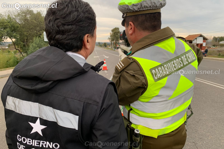 Carabineros realizó más de 330 controles vehiculares durante el fin de semana largo en Cauquenes