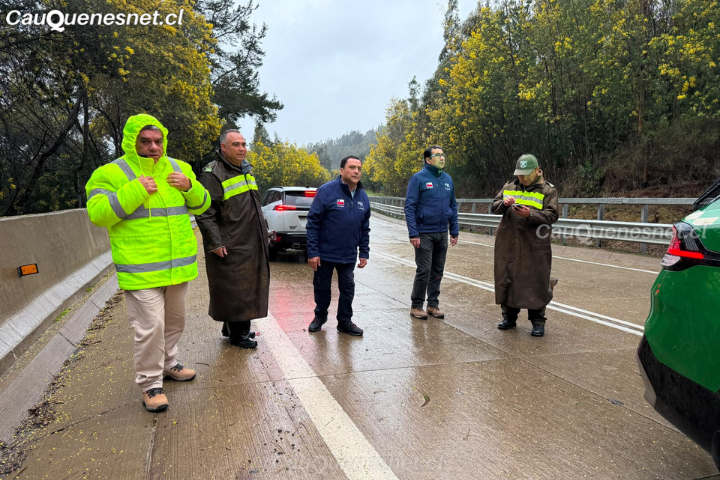 Intensa jornada de coordinación ante sistema frontal en la Provincia de Cauquenes