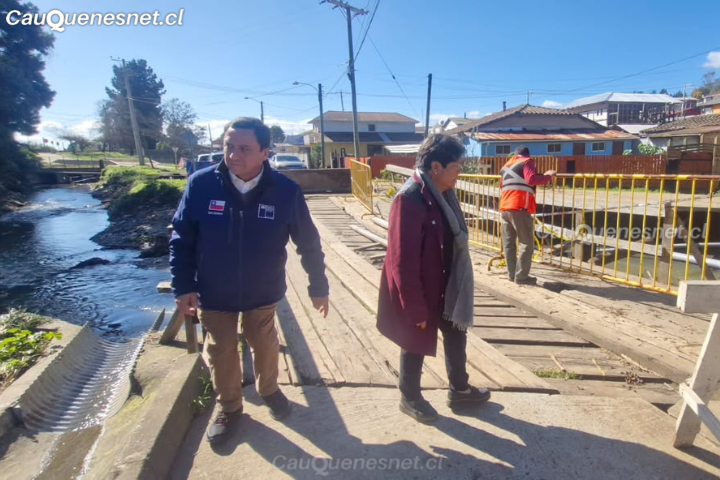 Avanza solución para 30 familias de Villa Las Dunas en Pelluhue: Hoy comienzan trabajos en Puente El Parrón